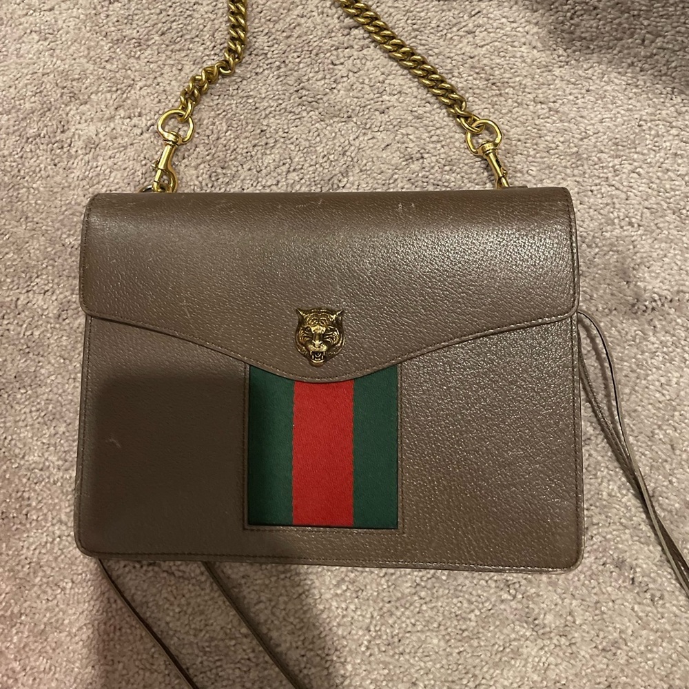 Gucci cross body with gold Chain strap